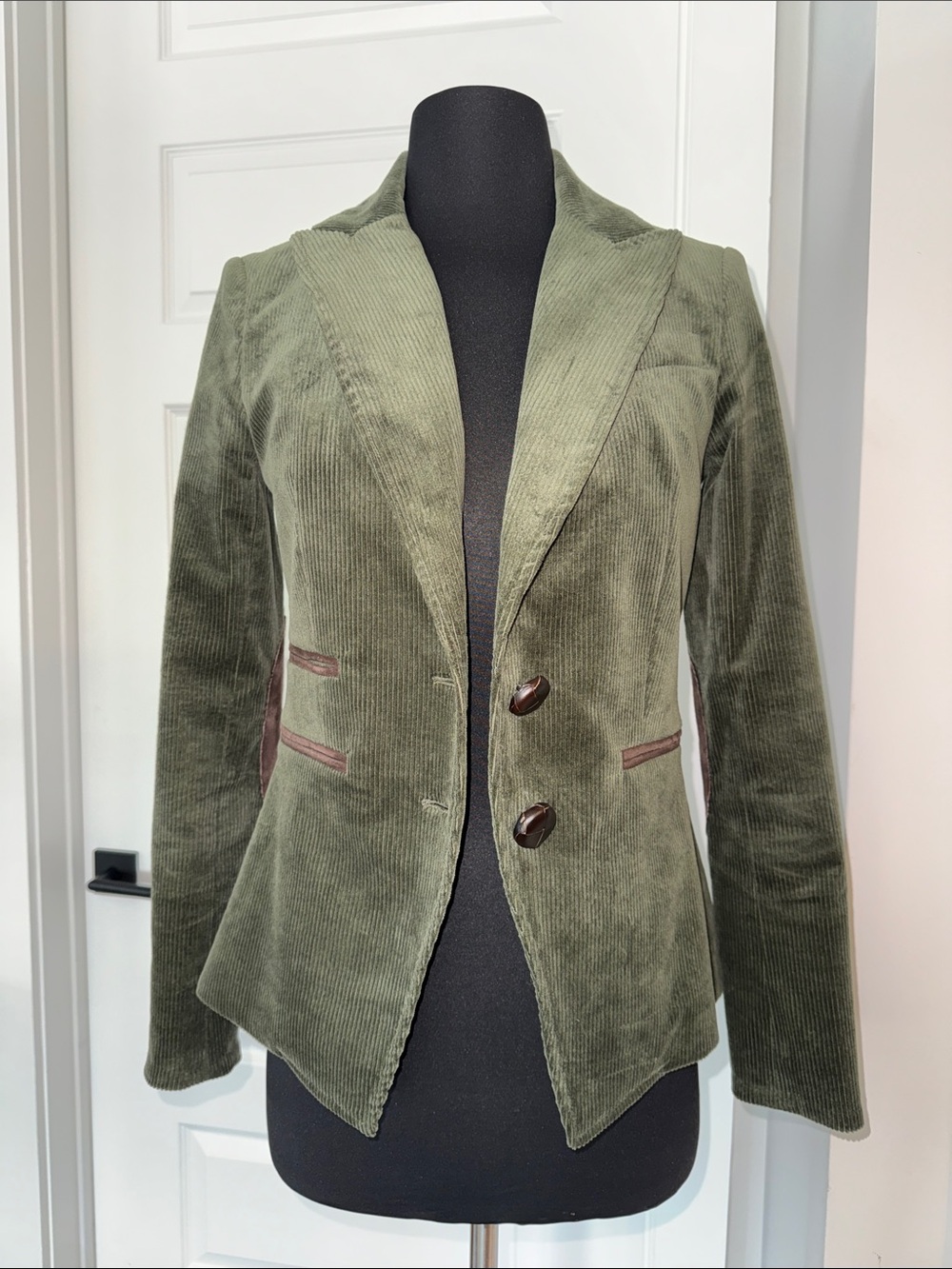 STUNNING VERONICA BEARD DICKEY BLAZER Olive Corduroy